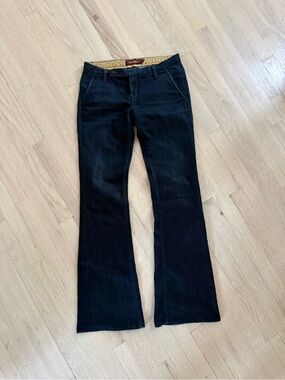 Raven Denim Black Flare Jeans
